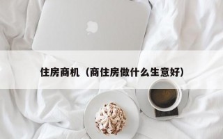 住房商机（商住房做什么生意好）